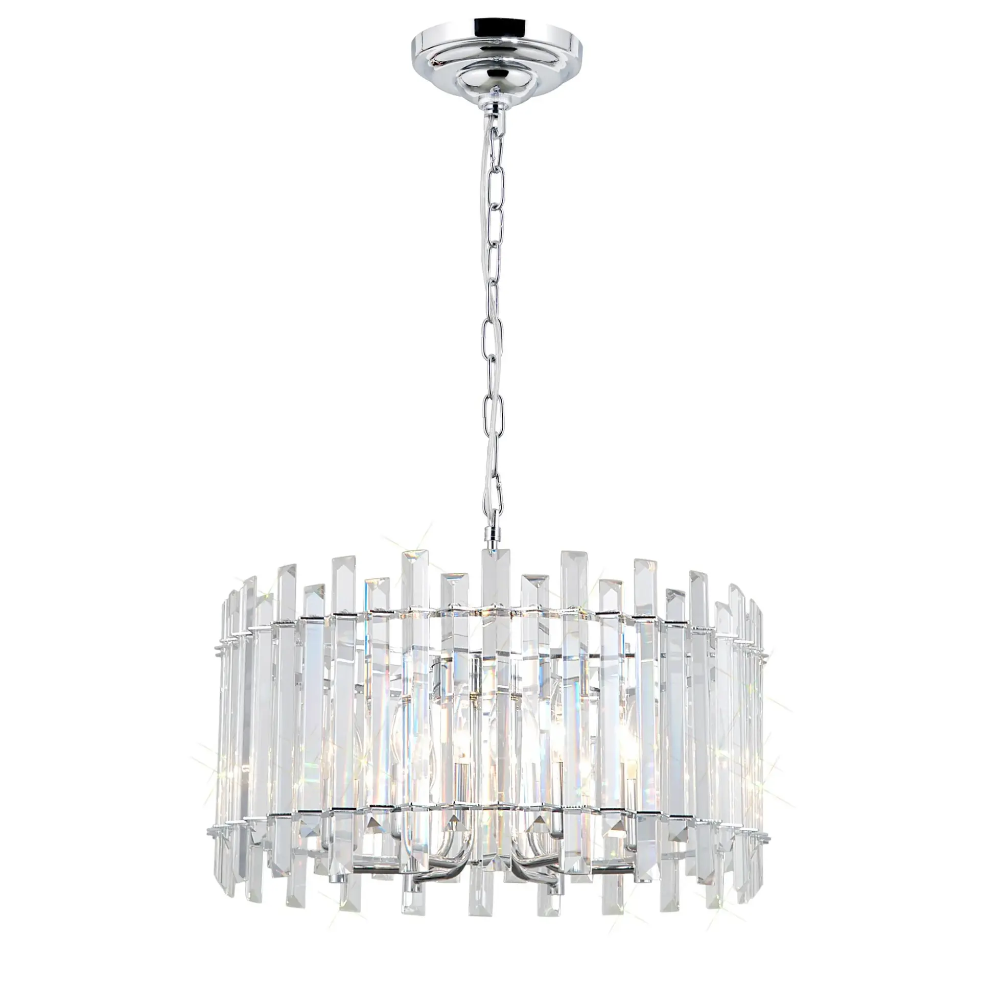 Люстра Citilux CL334161 ИНГВАР — хром, ракурс 3