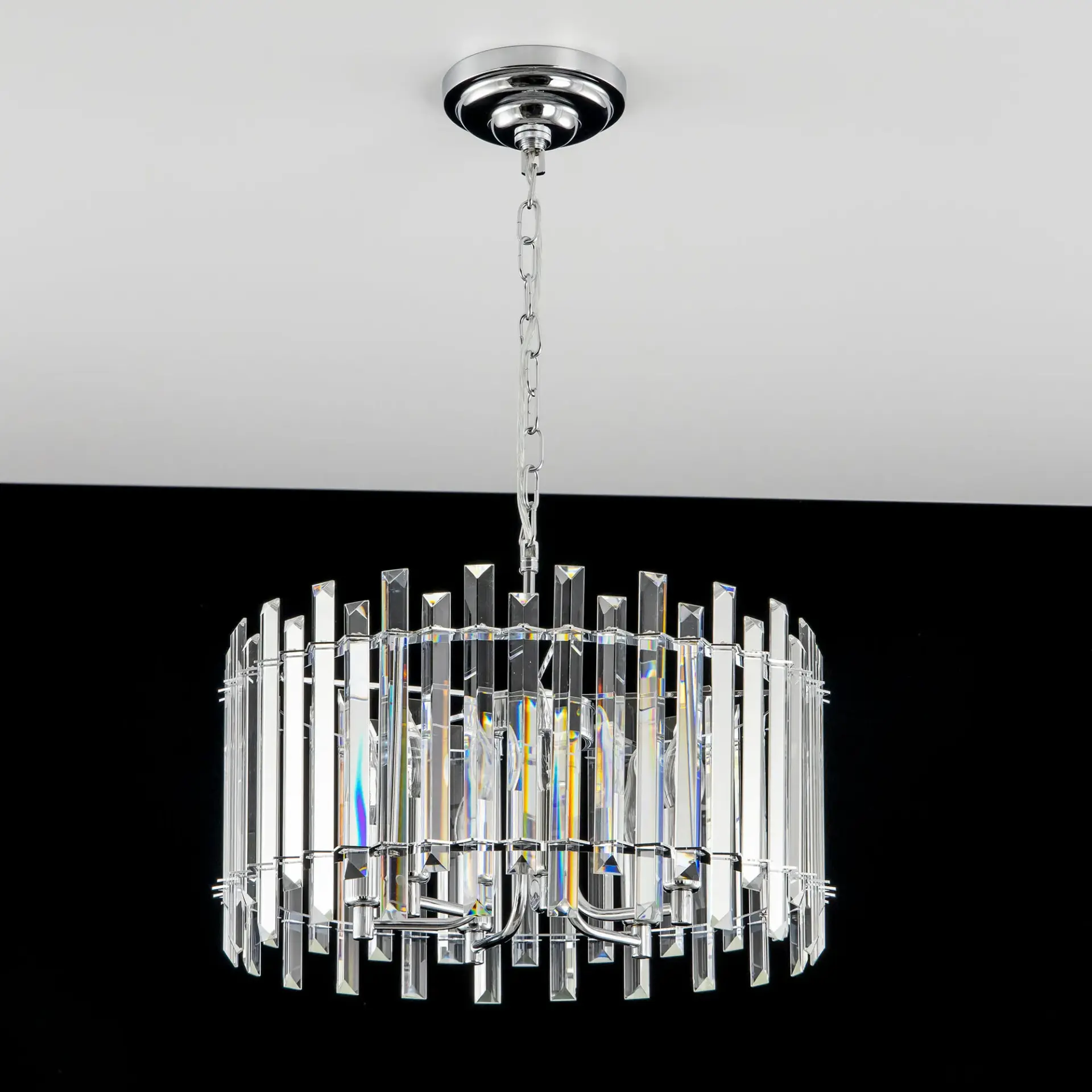 Люстра Citilux CL334161 ИНГВАР — хром, ракурс 8