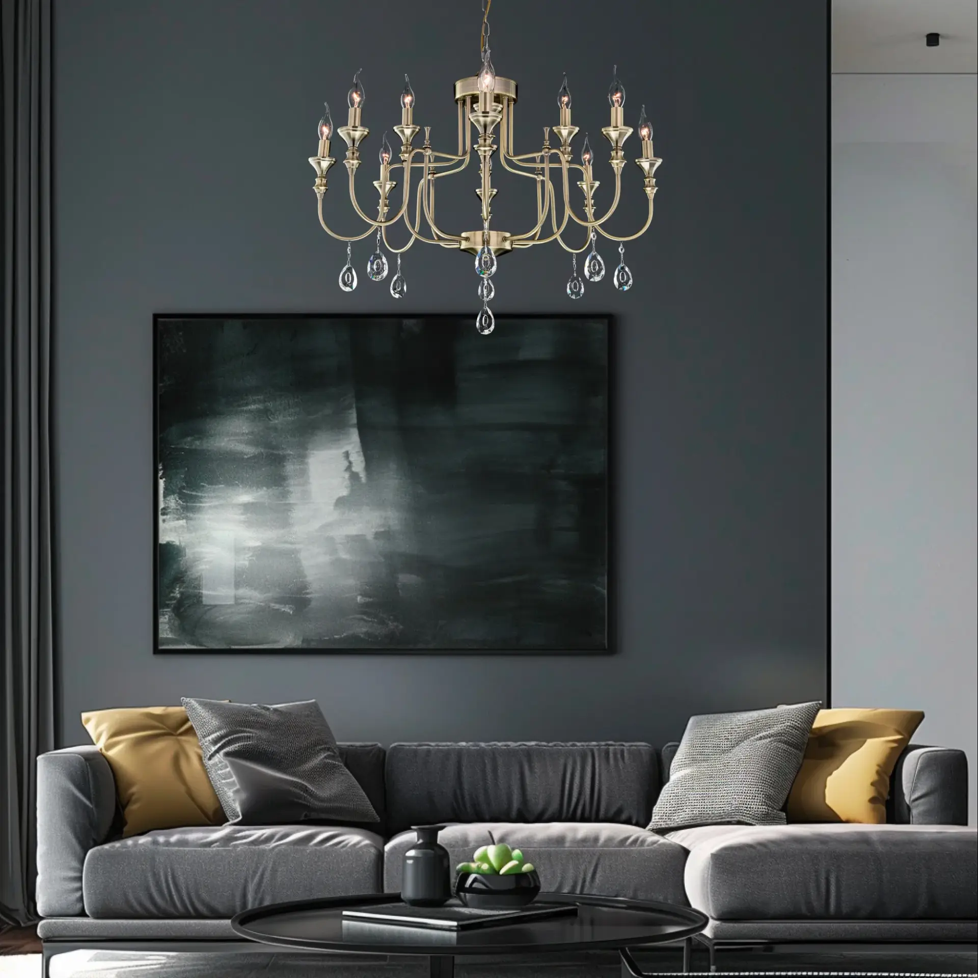 Люстра Citilux CL437223 РИГА — бронза, ракурс 11