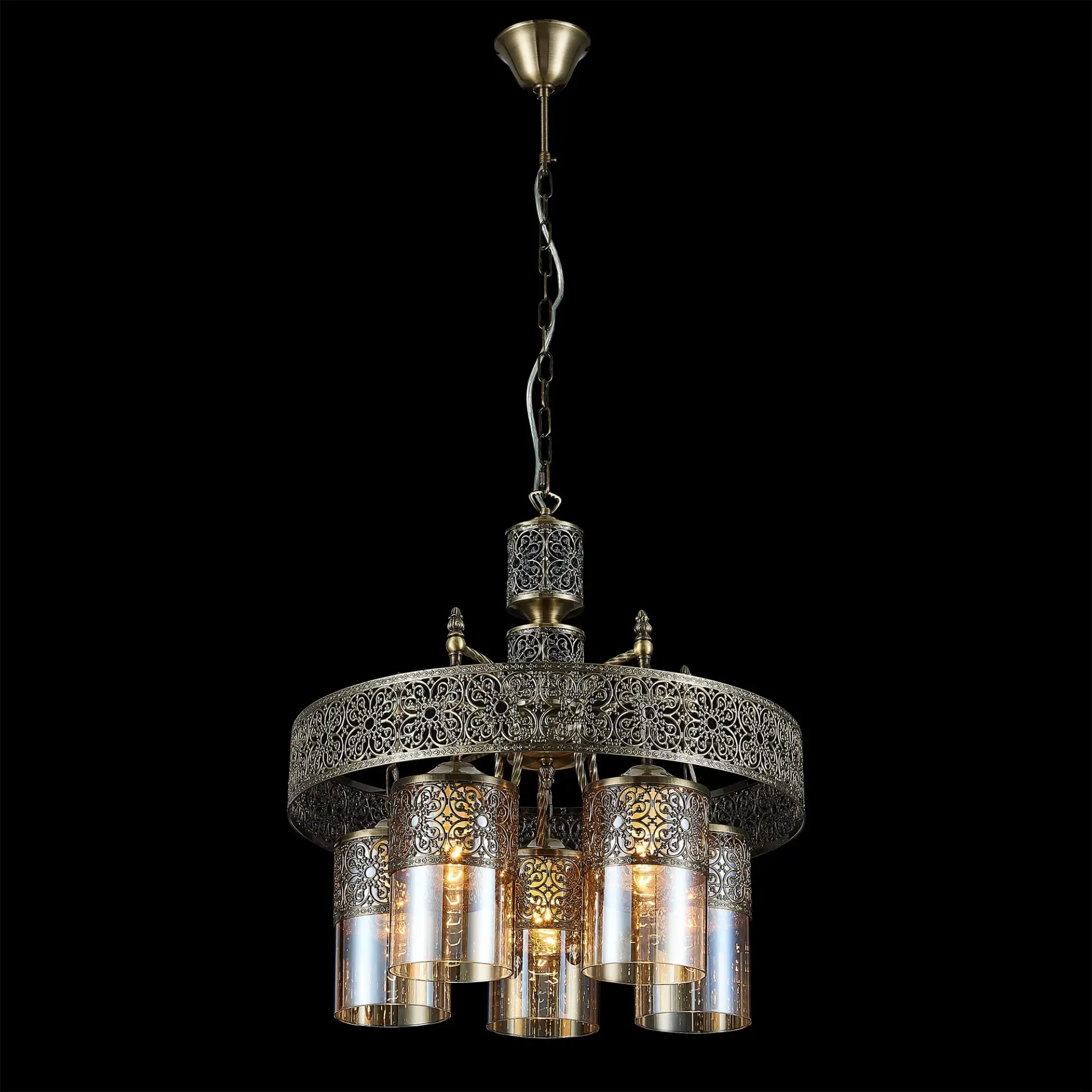 Люстра Citilux CL467153 ЭМИР — бронза, ракурс 3