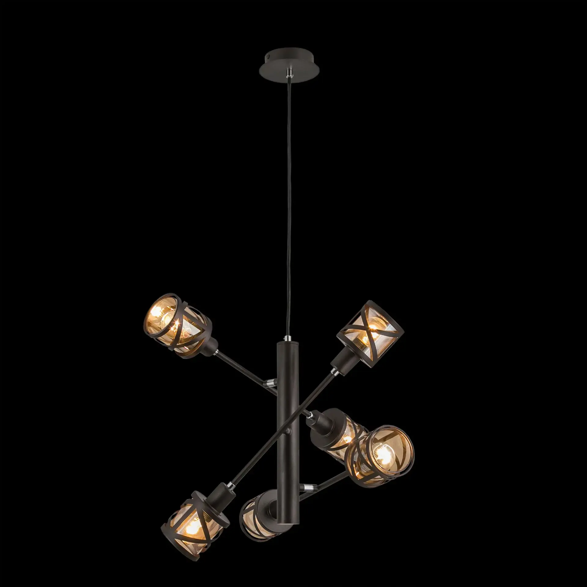 Люстра Citilux CL536165 ГЕССЕН — коричневый, ракурс 2