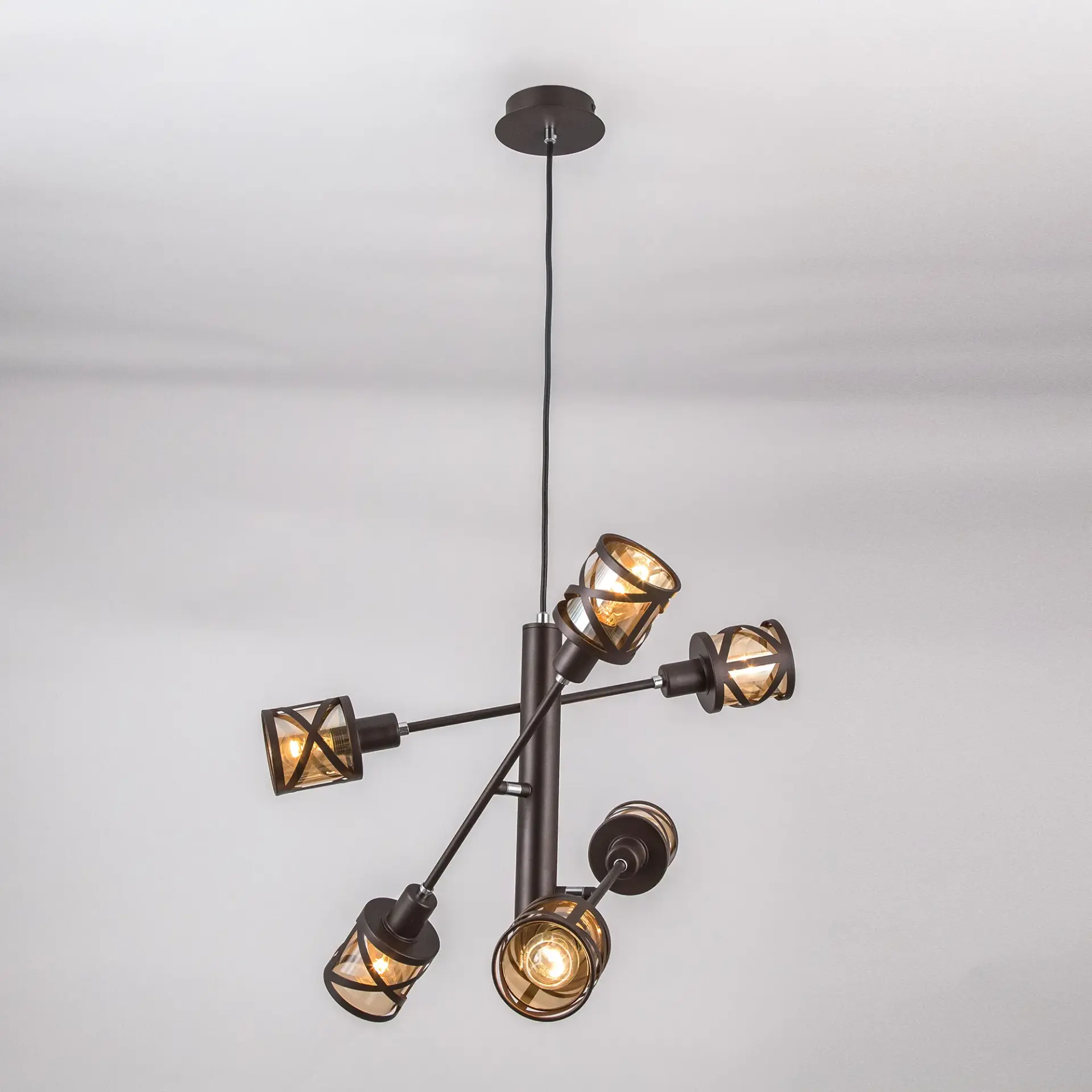 Люстра Citilux CL536165 ГЕССЕН — коричневый, ракурс 5