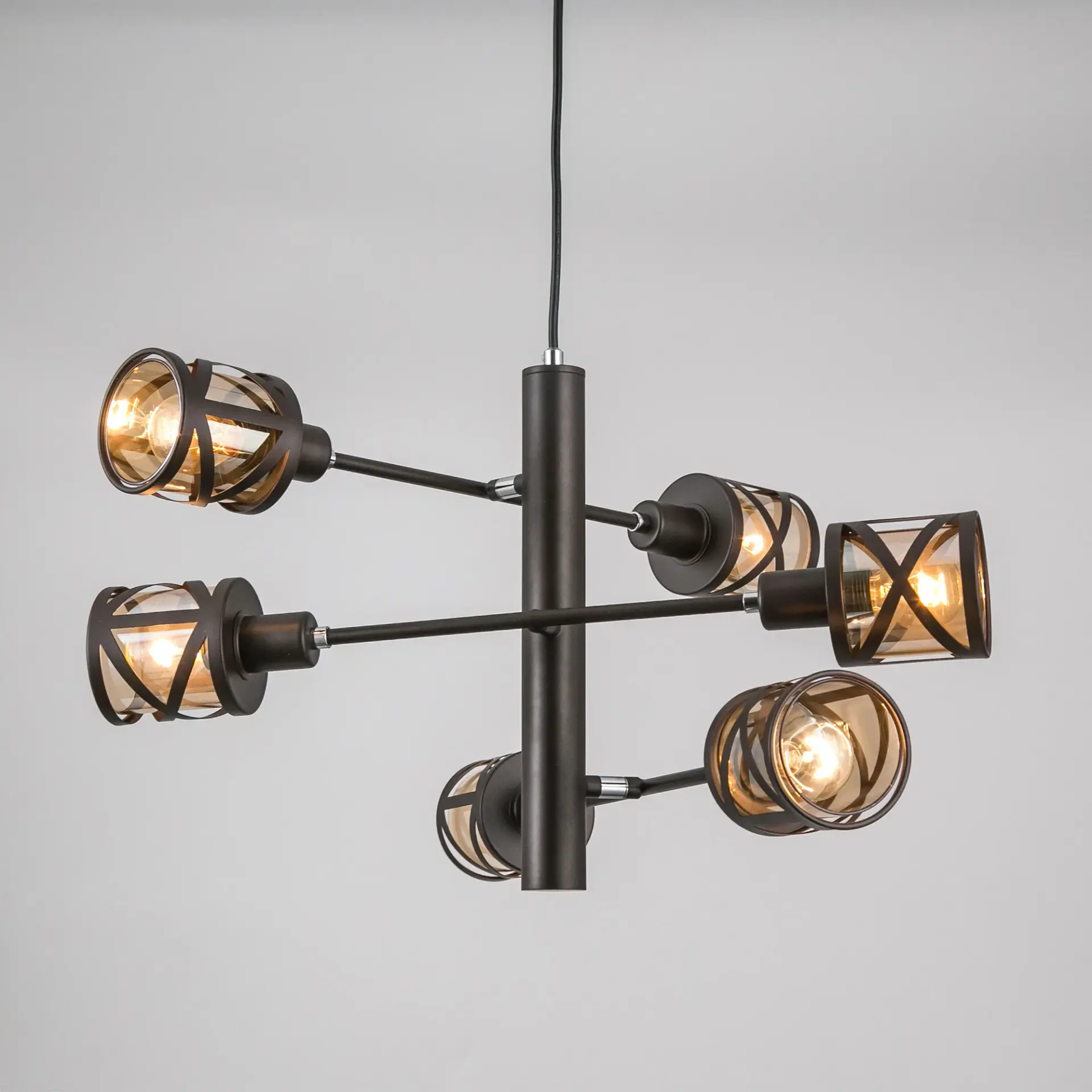 Люстра Citilux CL536165 ГЕССЕН — коричневый, ракурс 7