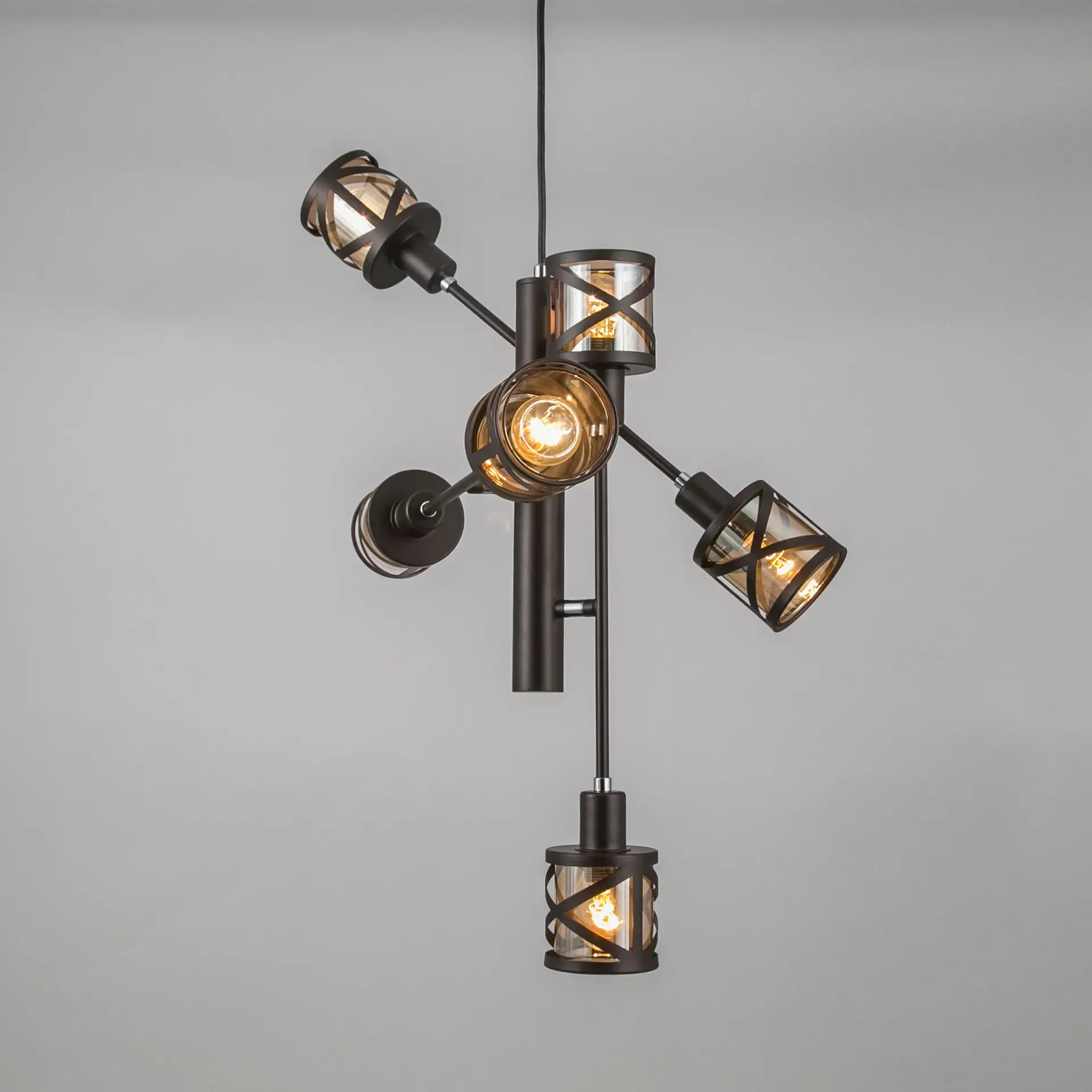 Люстра Citilux CL536165 ГЕССЕН — коричневый, ракурс 8