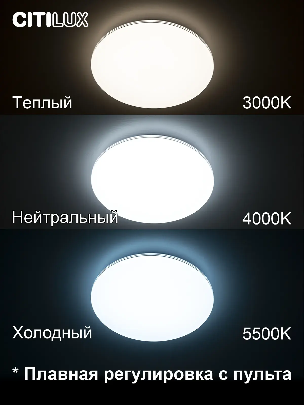 Светильник Citilux CL714480G СИМПЛА — белый, ракурс 3