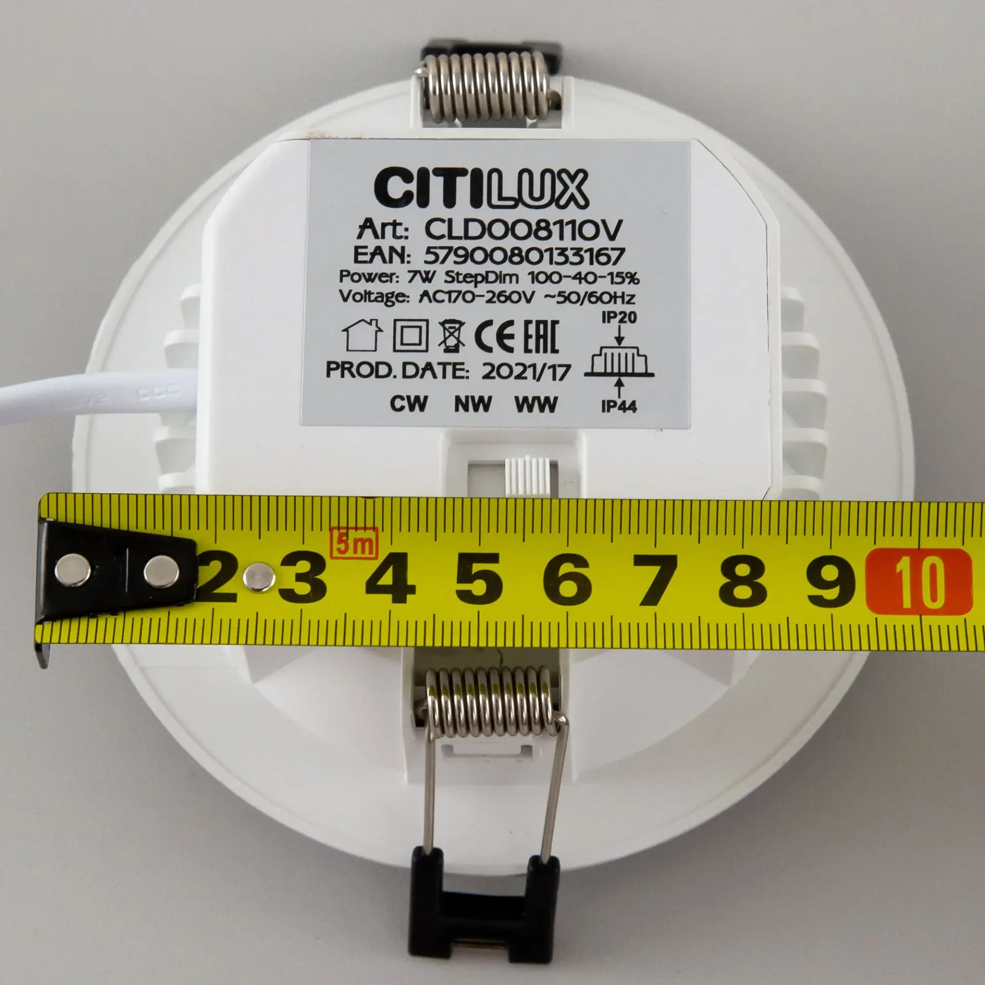 Точечный светильник Citilux CLD008110V АКВИ — белый