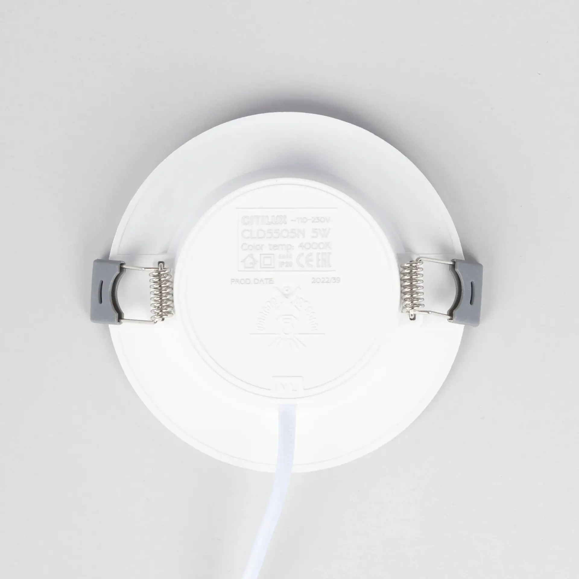 Точечный светильник Citilux CLD5505N ГАЛС — белый, ракурс 15