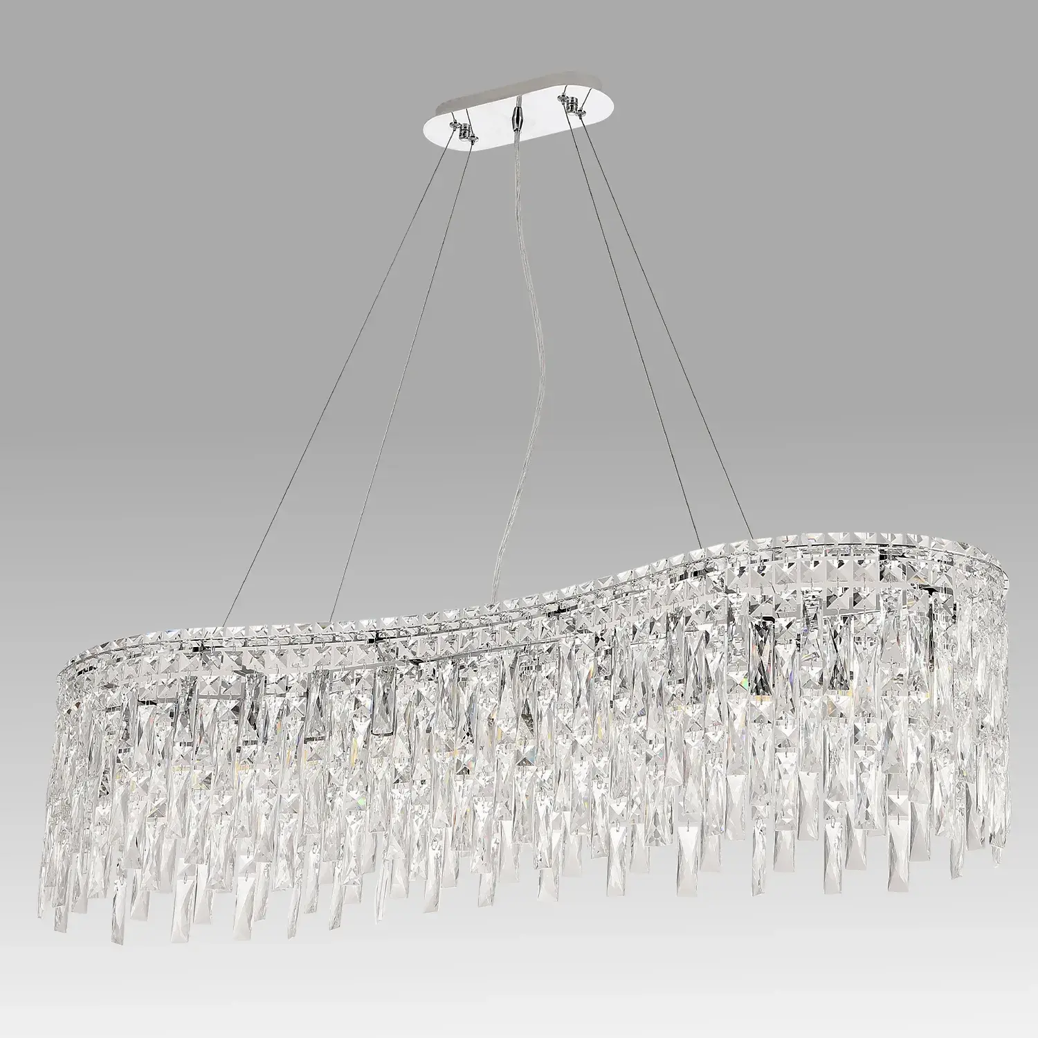 Светильник Crystal Lux ABRIL SP12 L1200 — хром, ракурс 2