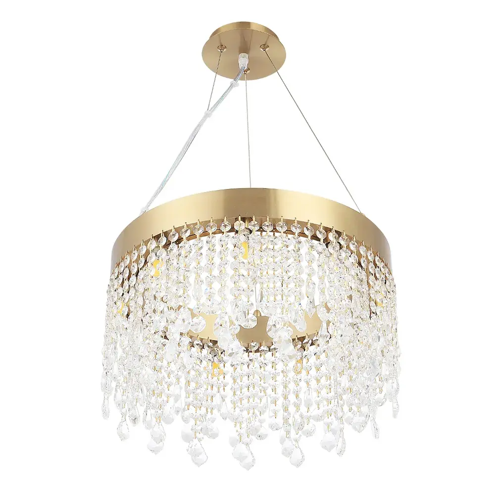 Люстра Crystal Lux AQUA SP9 — латунь, ракурс 3