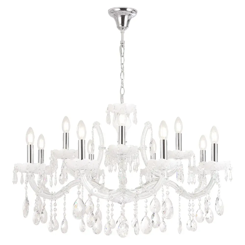Люстра Crystal Lux BLANCA re SP12 — хром