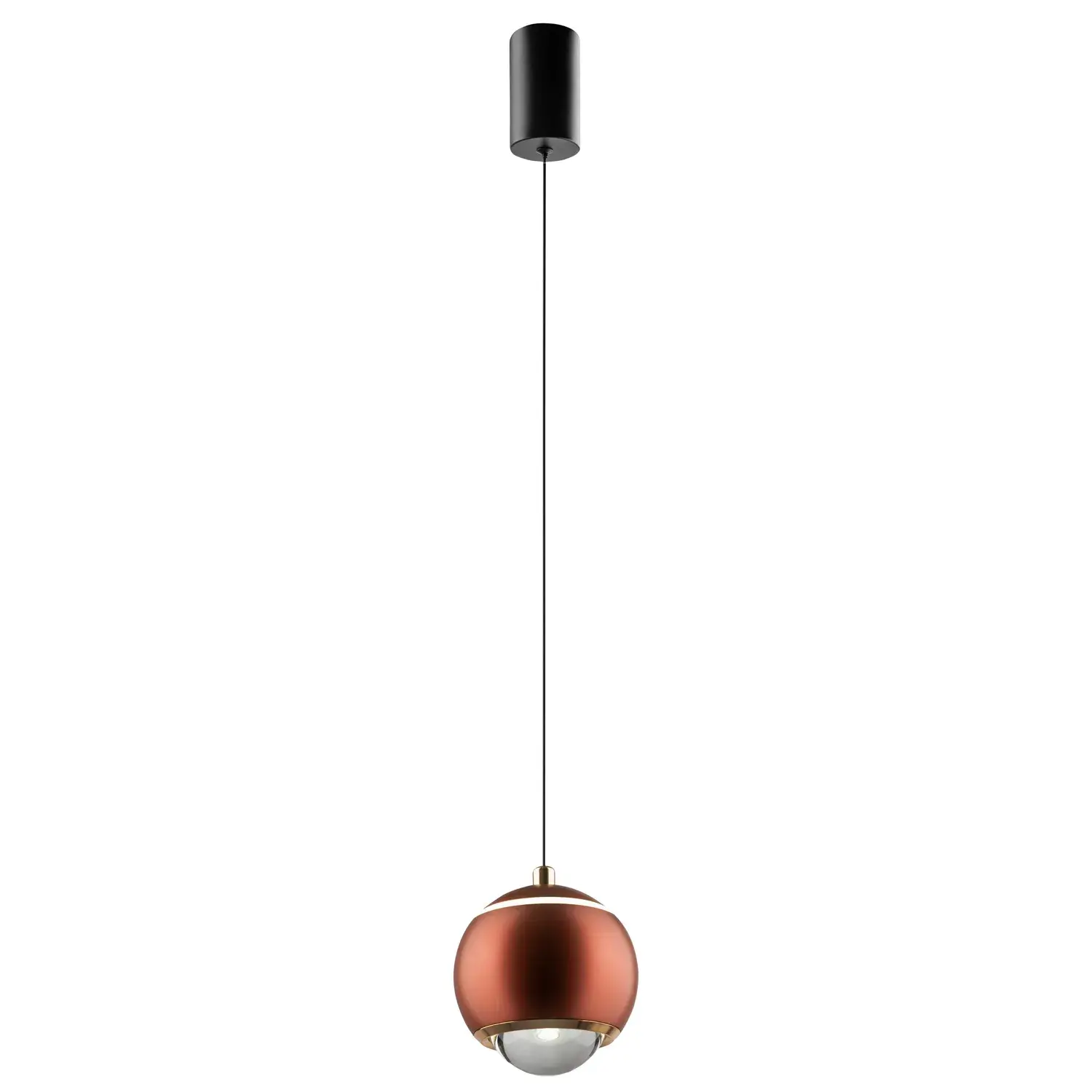 Светильник Crystal Lux CARO SP LED RED — черный
