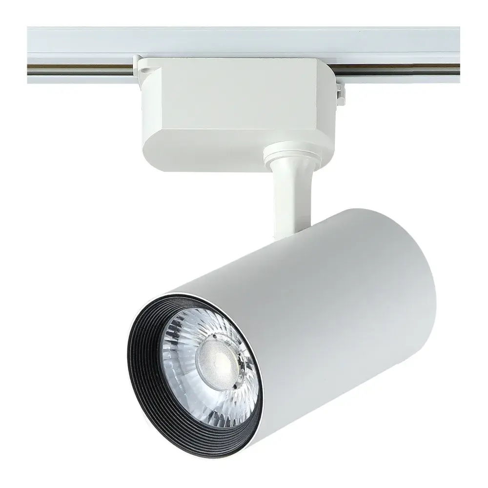 Светильник для однофазного шинопровода Crystal Lux CLT 0.31 006 30W WH — белый