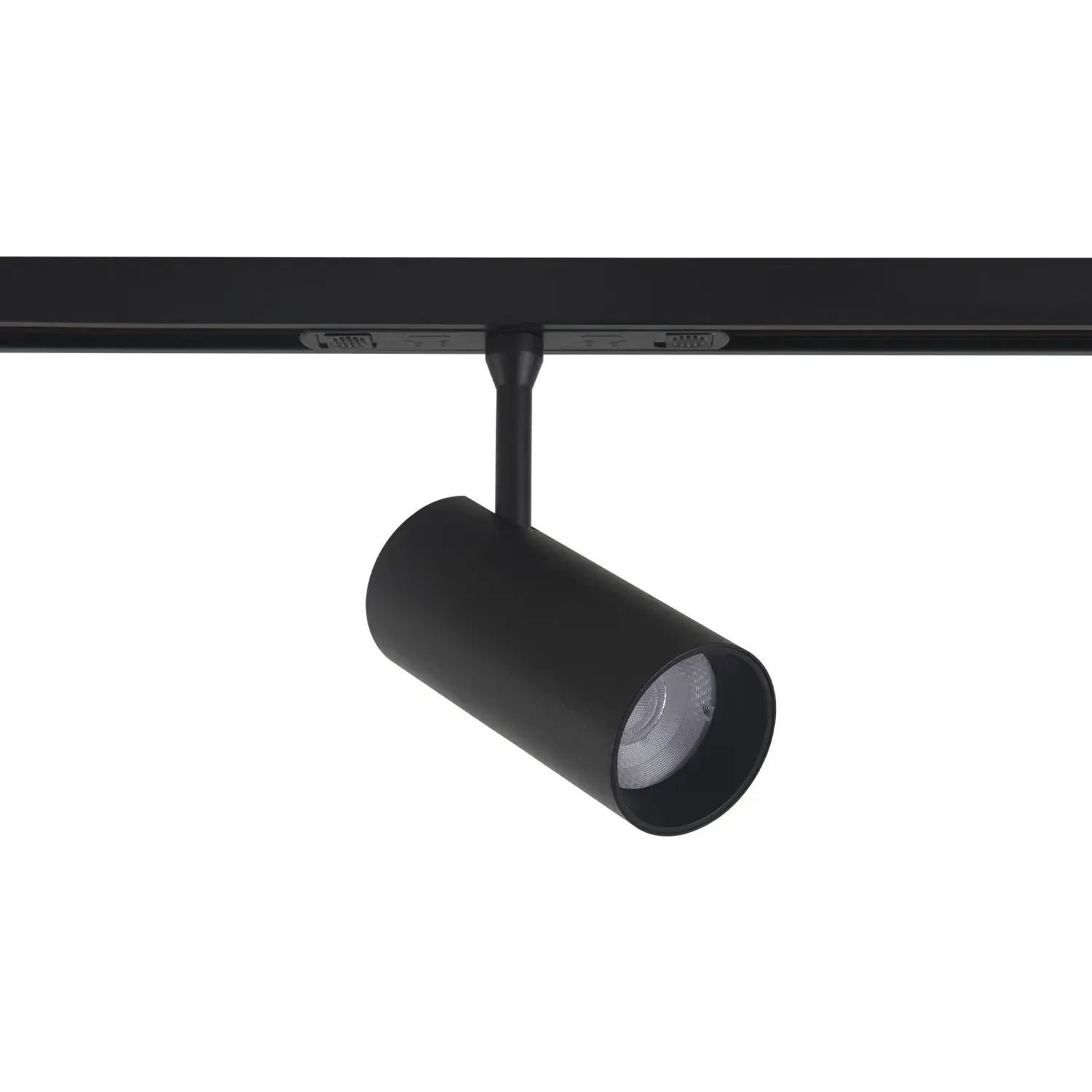 Светильник для магнитного шинопровода Crystal Lux CLT 0.33 003 12W BL 3000K — черный, ракурс 3