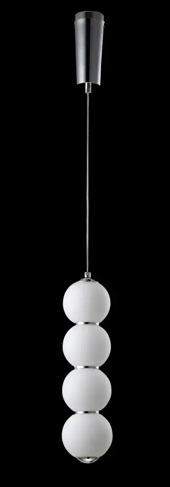 Светильник Crystal Lux DESI SP4 CHROME/WHITE — хром, ракурс 3