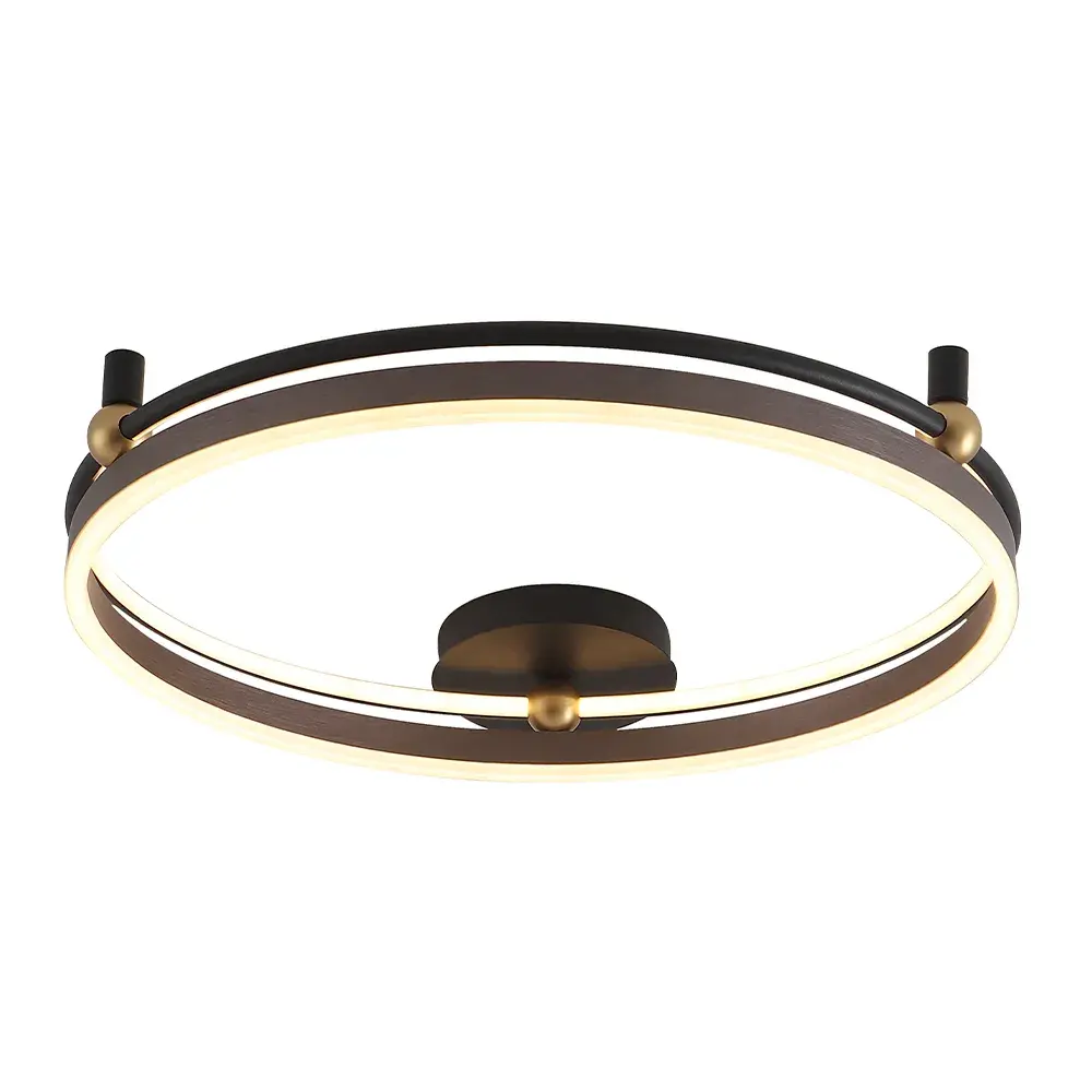 Светильник Crystal Lux FERNANDO PL72W LED COFFEE/BLACK — черный, ракурс 5