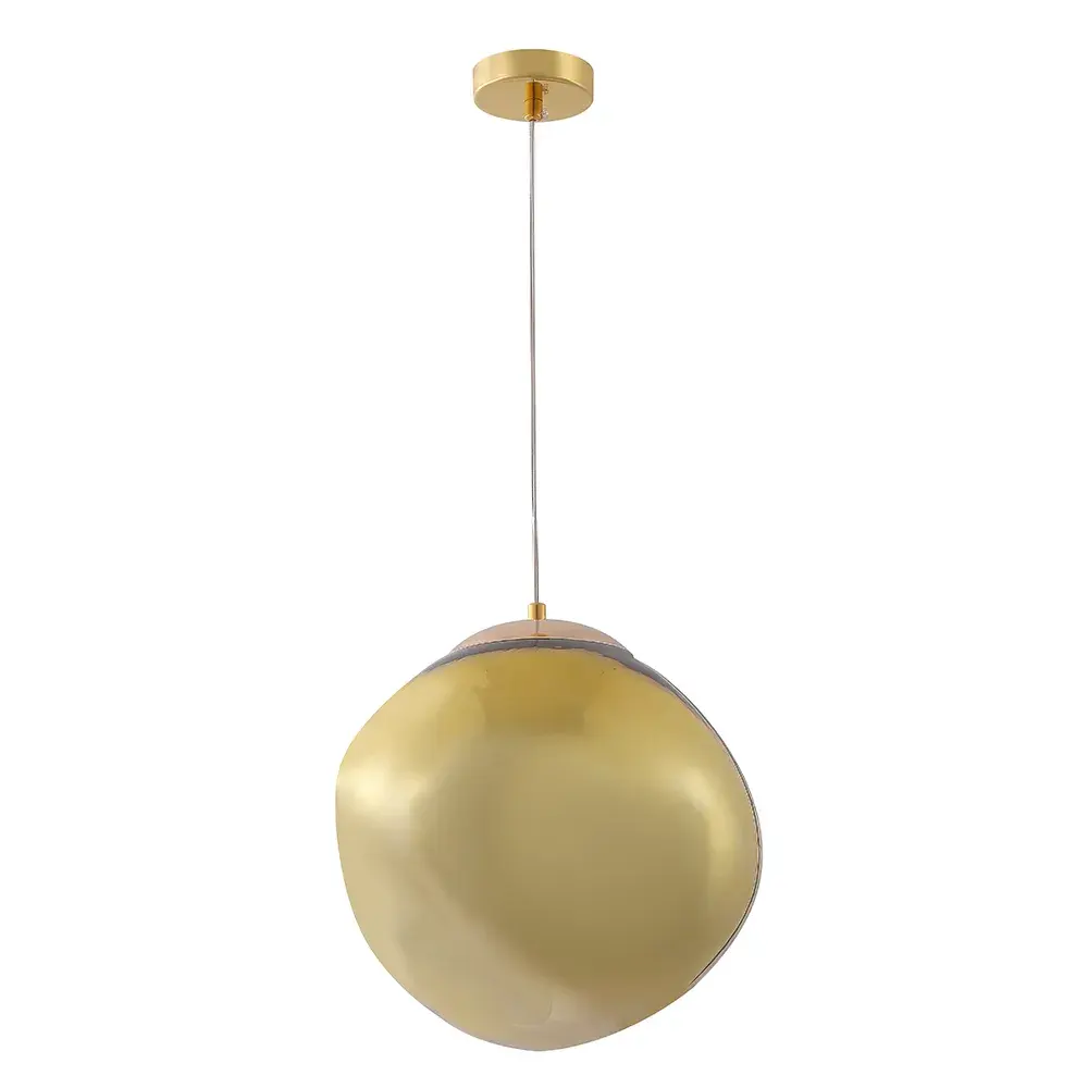Светильник Crystal Lux MALAGA SP1 D280 GOLD — золотой, ракурс 3