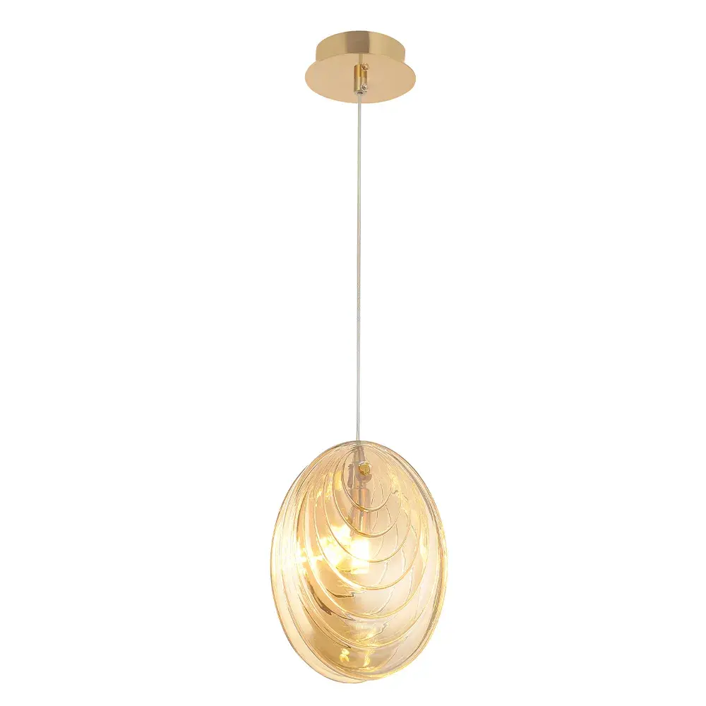 Светильник Crystal Lux MAR SP1 AMBER — золотой, ракурс 4