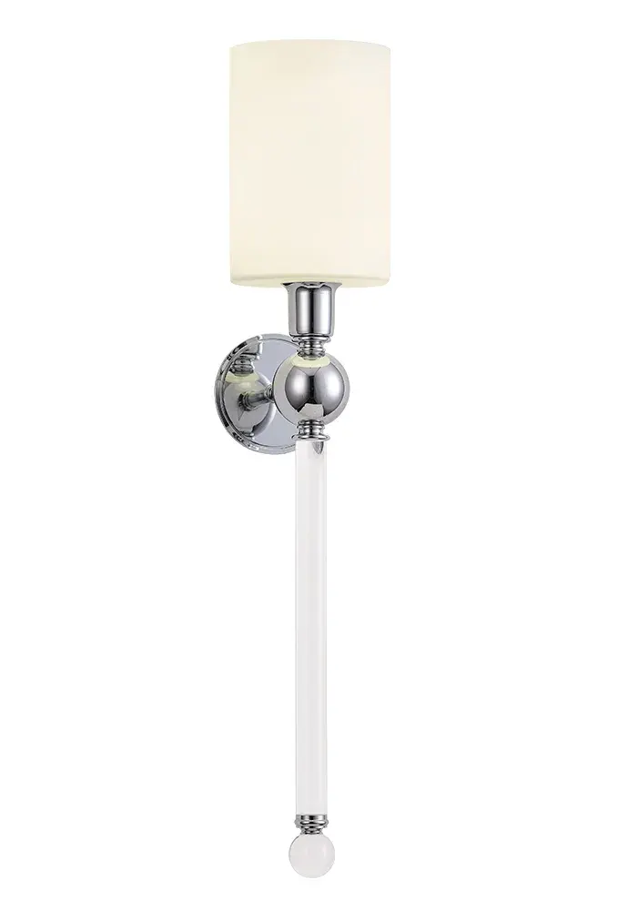 Бра Crystal Lux MIRABELLA AP1 CHROME/WHITE — хром