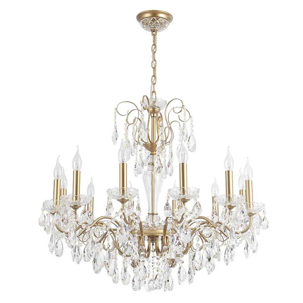 Люстра Crystal Lux MONTANA SP12 — золотой