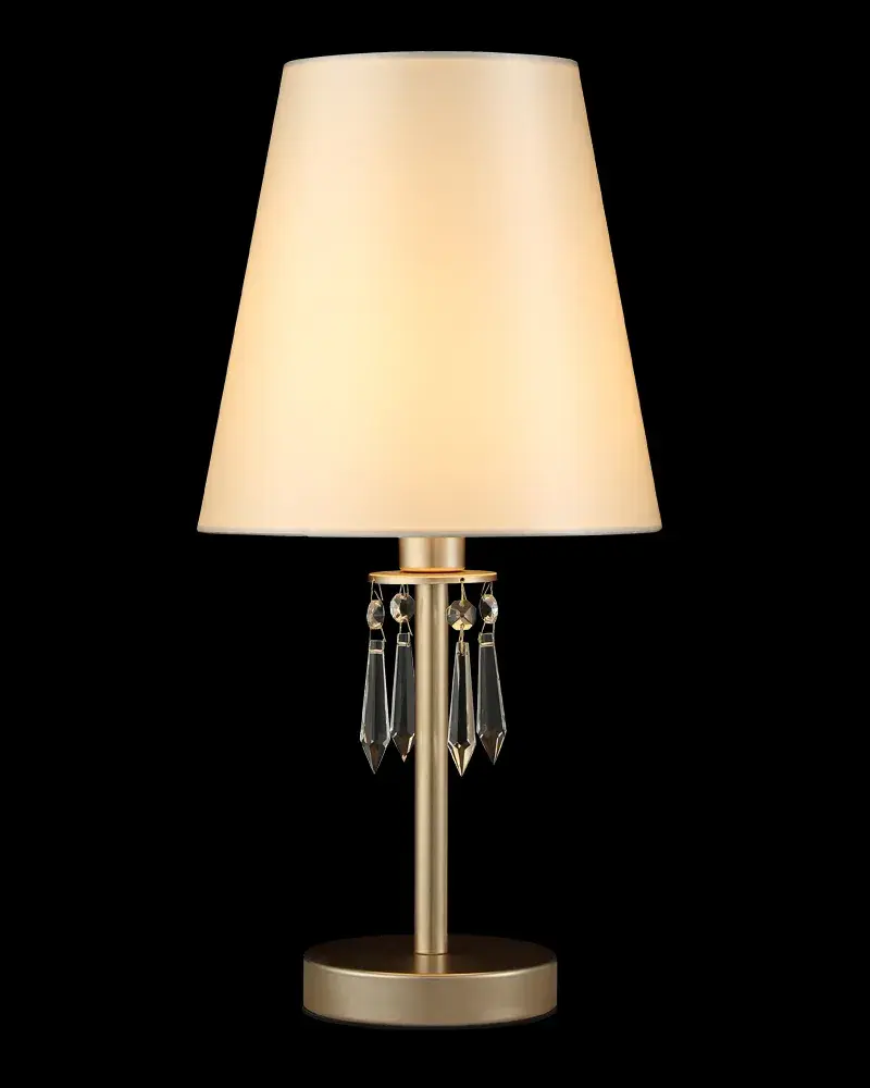 Настольная лампа Crystal Lux RENATA LG1 GOLD — золотой, ракурс 3