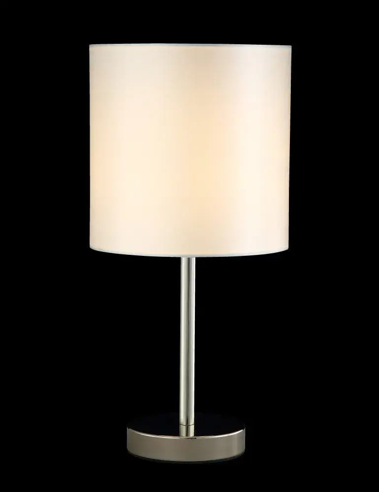 Настольная лампа Crystal Lux SERGIO LG1 NICKEL — никель, ракурс 2