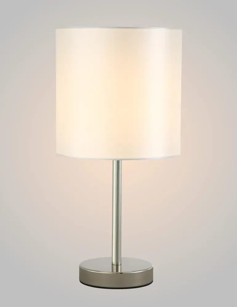 Настольная лампа Crystal Lux SERGIO LG1 NICKEL — никель, ракурс 4