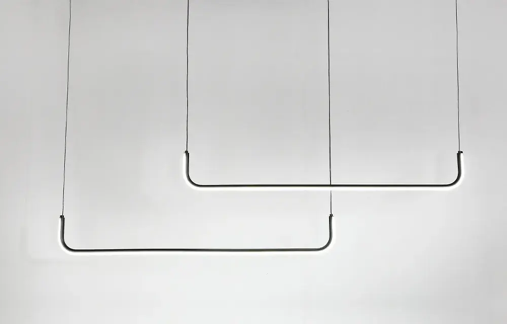 Светильник Crystal Lux SUAVE SP35W LED L1200 BLACK — черный, ракурс 2
