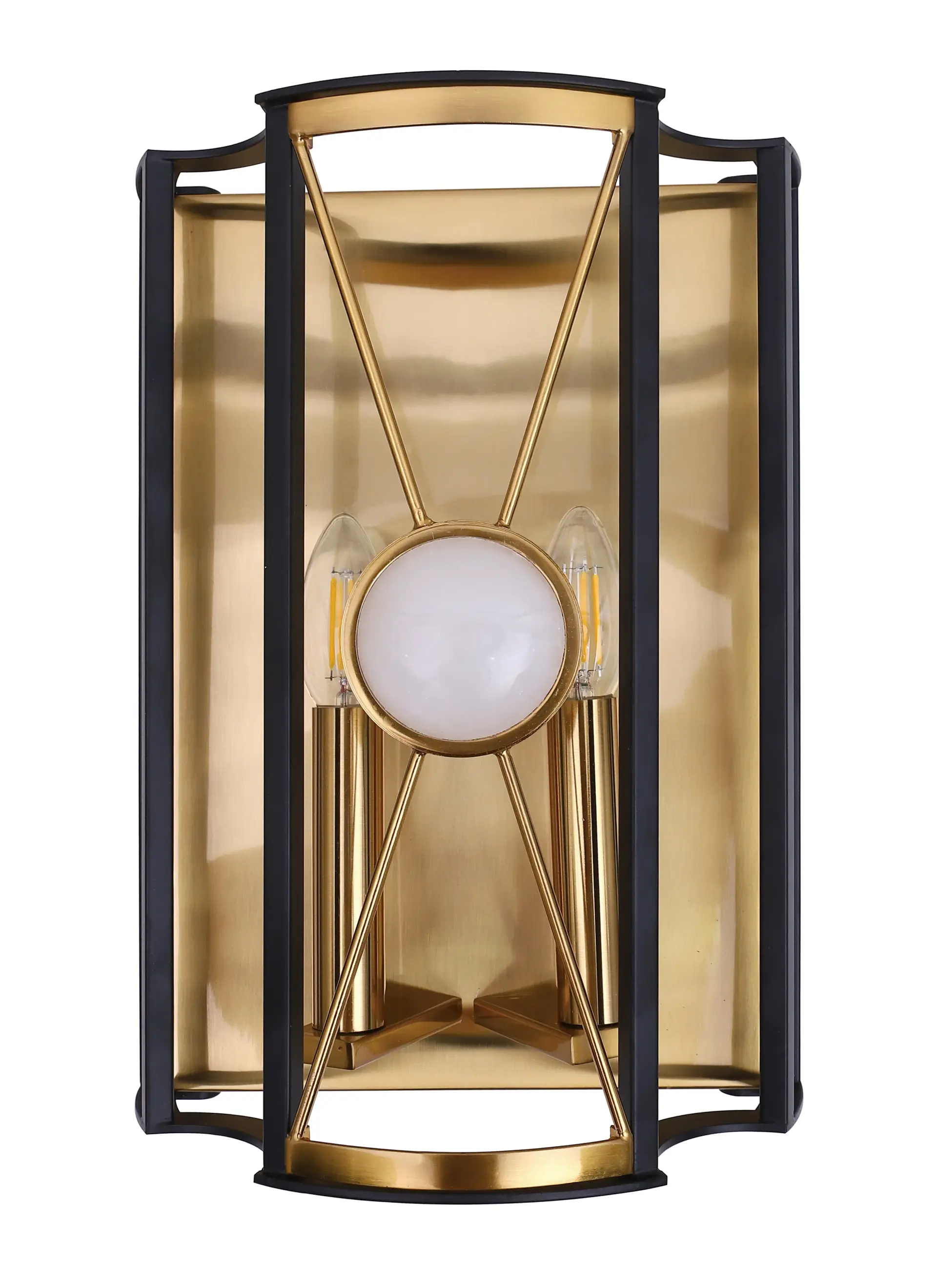 Бра Crystal Lux TANDEM AP2 GOLD — черный