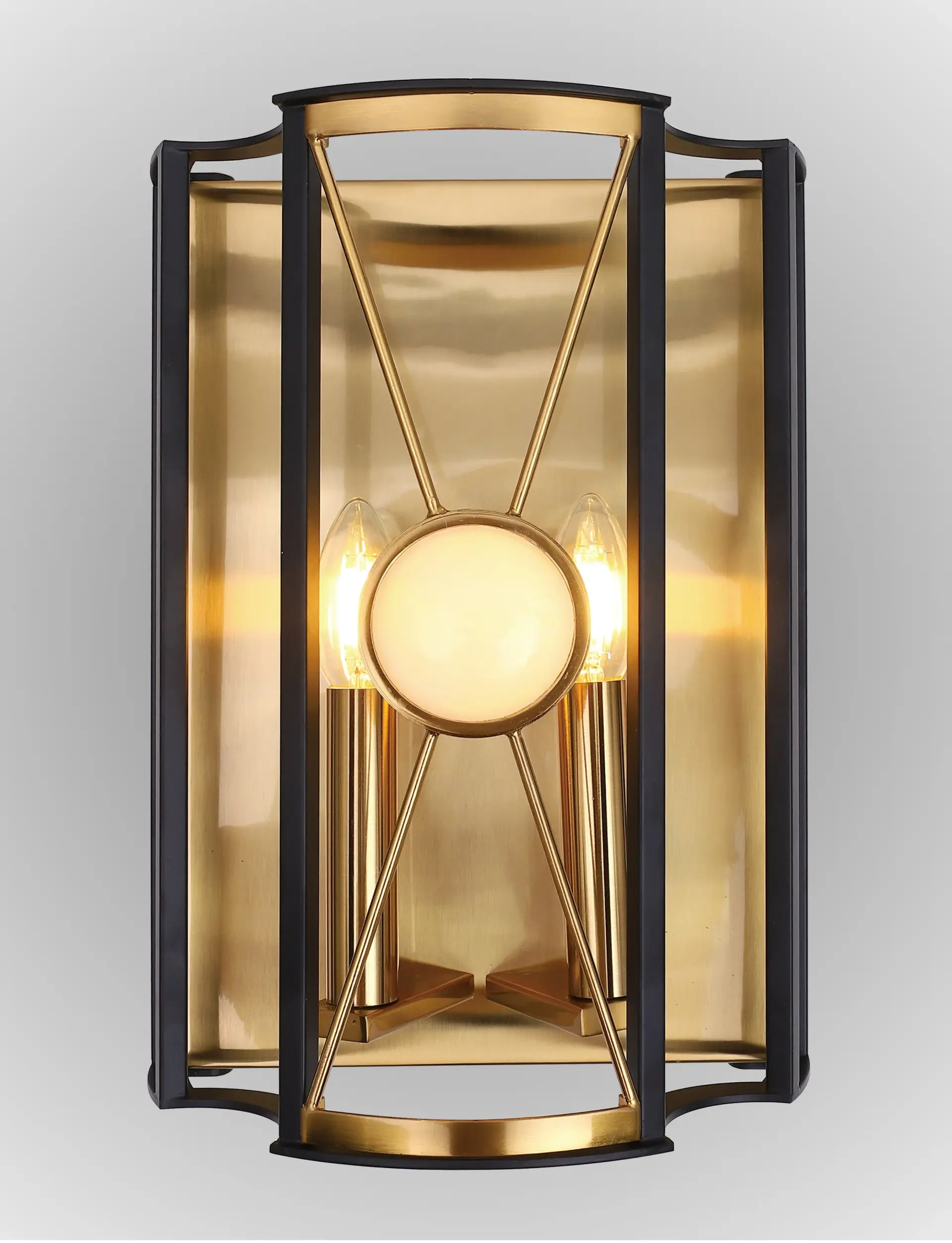 Бра Crystal Lux TANDEM AP2 GOLD — черный