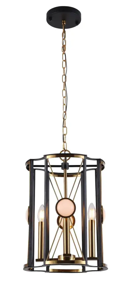 Светильник Crystal Lux TANDEM SP4 D410 GOLD — черный