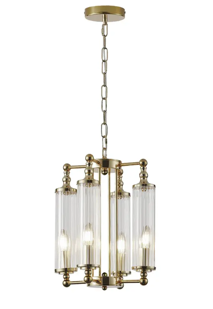 Люстра Crystal Lux TOMAS SP4 BRASS — латунь