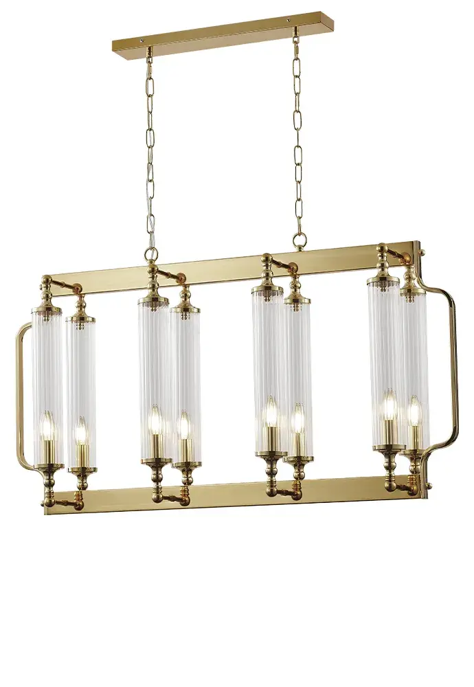 Светильник Crystal Lux TOMAS SP8 L1000 BRASS — латунь