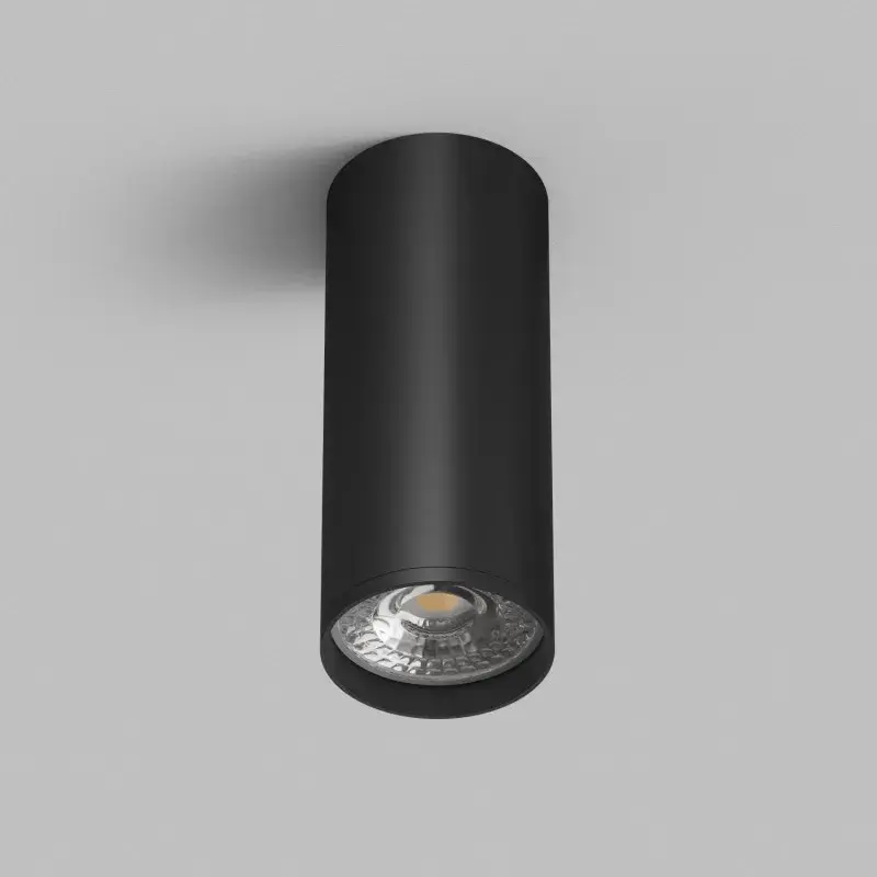 Точечный светильник Denkirs DK2051-BK TUBE | ТЬЮБ — черный, ракурс 2