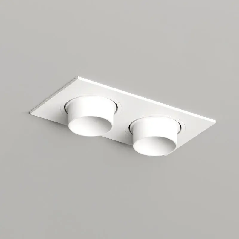 Точечный светильник Denkirs DK3122-WH ROND | РОНД — белый, ракурс 2