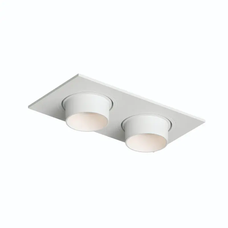 Точечный светильник Denkirs DK3122-WH ROND | РОНД — белый, ракурс 3
