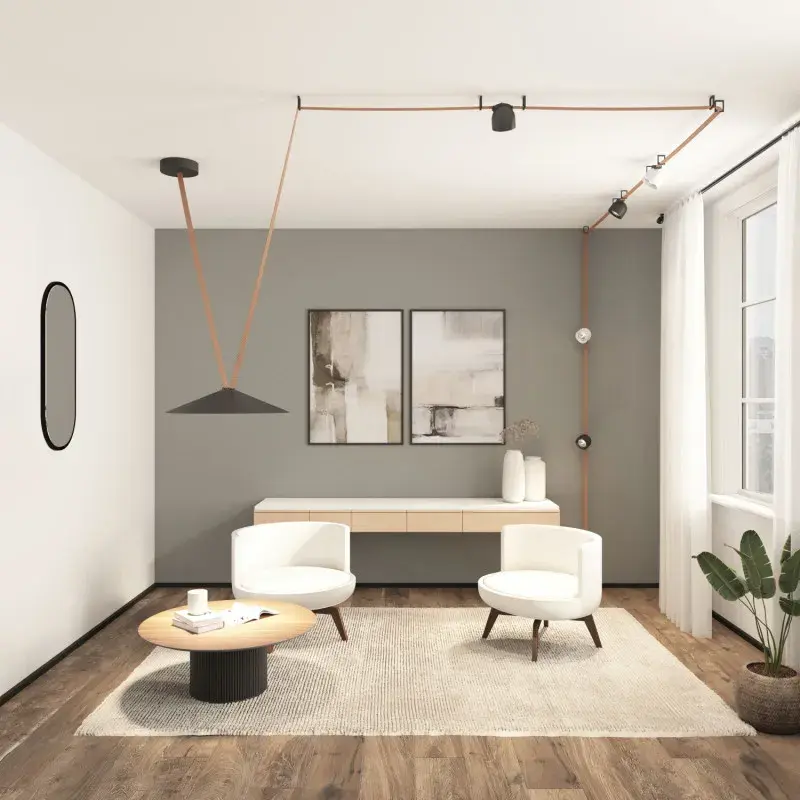 Трековый светильник Denkirs DK5540-BK BELTY SPOT | БЕЛТИ СПОТ — черный, ракурс 9