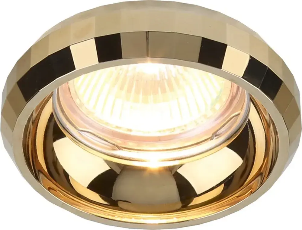 Точечный светильник Divinare 1737/01 PL-1 SCUGNIZZO — золотой