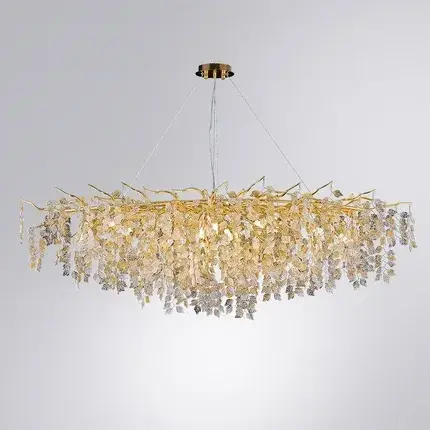 Люстра Divinare 3136/01 SP-13 SALICE — золотой, ракурс 2
