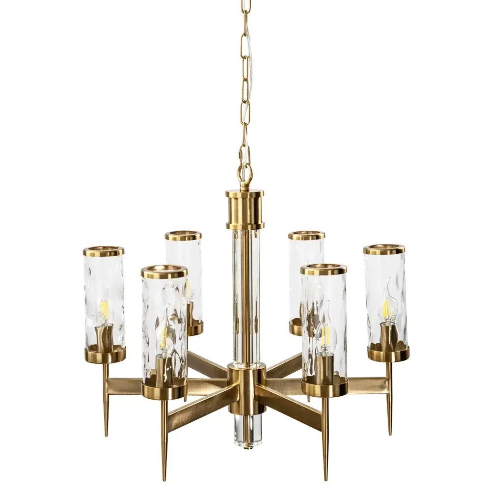 Люстра Divinare 4505/17 LM-6 SHAM — латунь