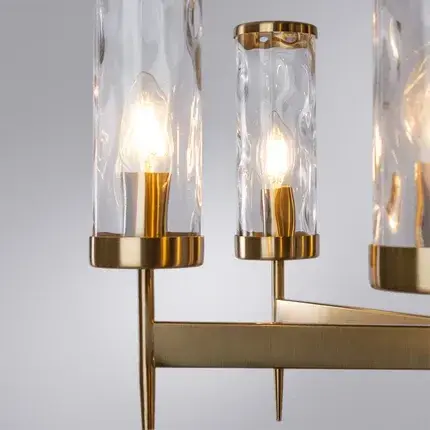 Люстра Divinare 4505/17 LM-6 SHAM — латунь, ракурс 3