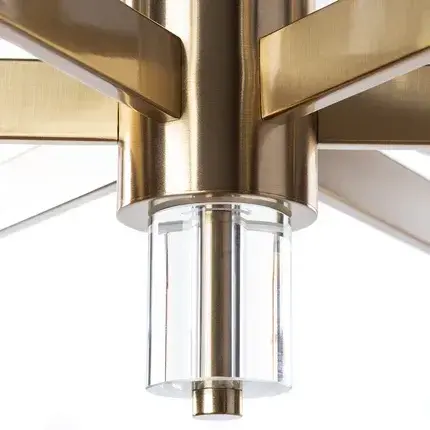 Люстра Divinare 4505/17 LM-6 SHAM — латунь, ракурс 4