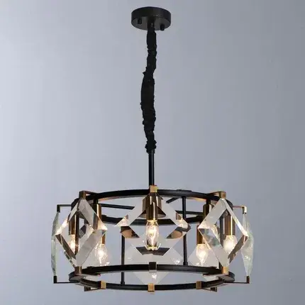 Люстра Divinare 7304/04 SP-8 ELLIOT — черный, ракурс 2