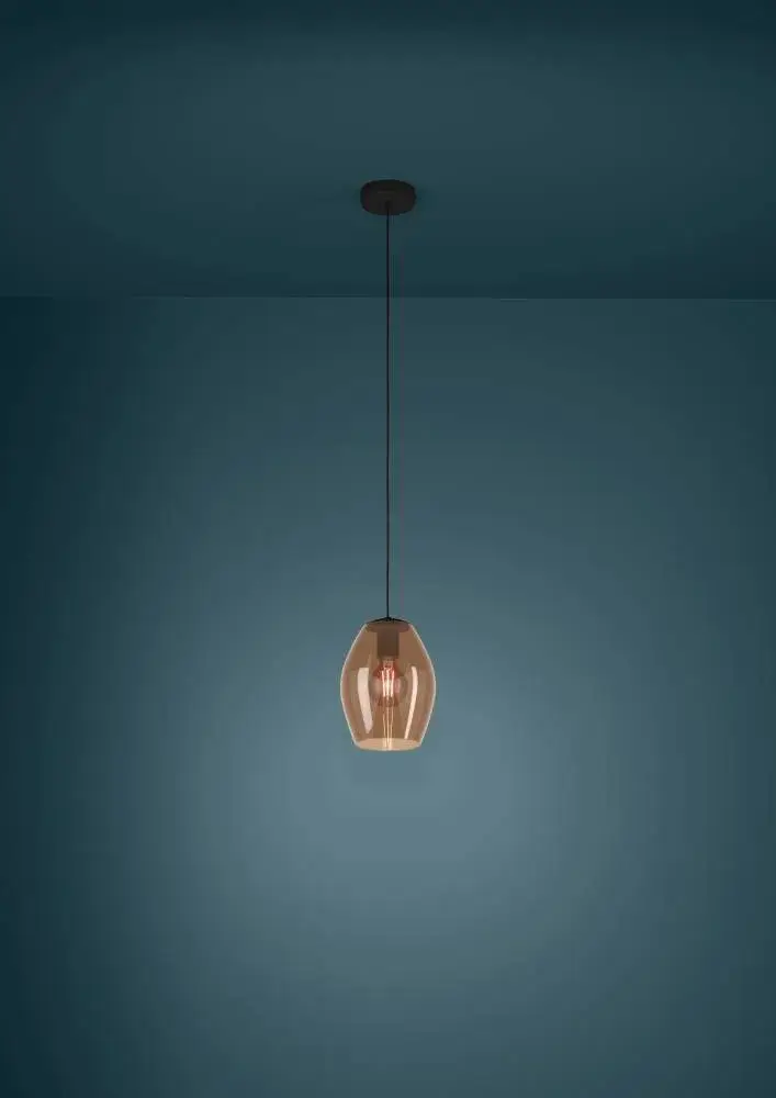 Светильник Eglo 390159 ESTANYS 1 — черный, ракурс 2