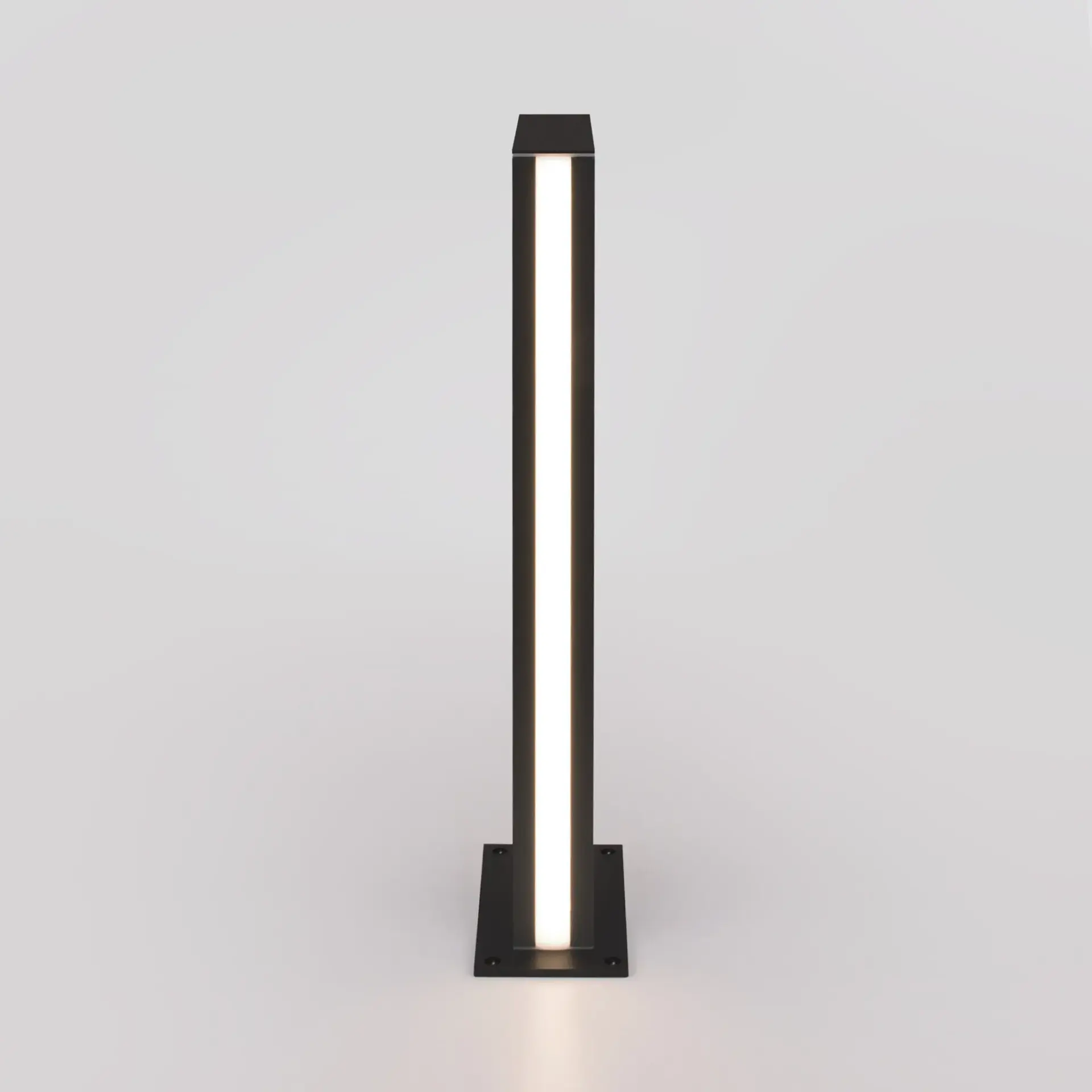 Уличный светильник Elektrostandard 1538 TECHNO LED черный/(a053316) FLAT, ракурс 2