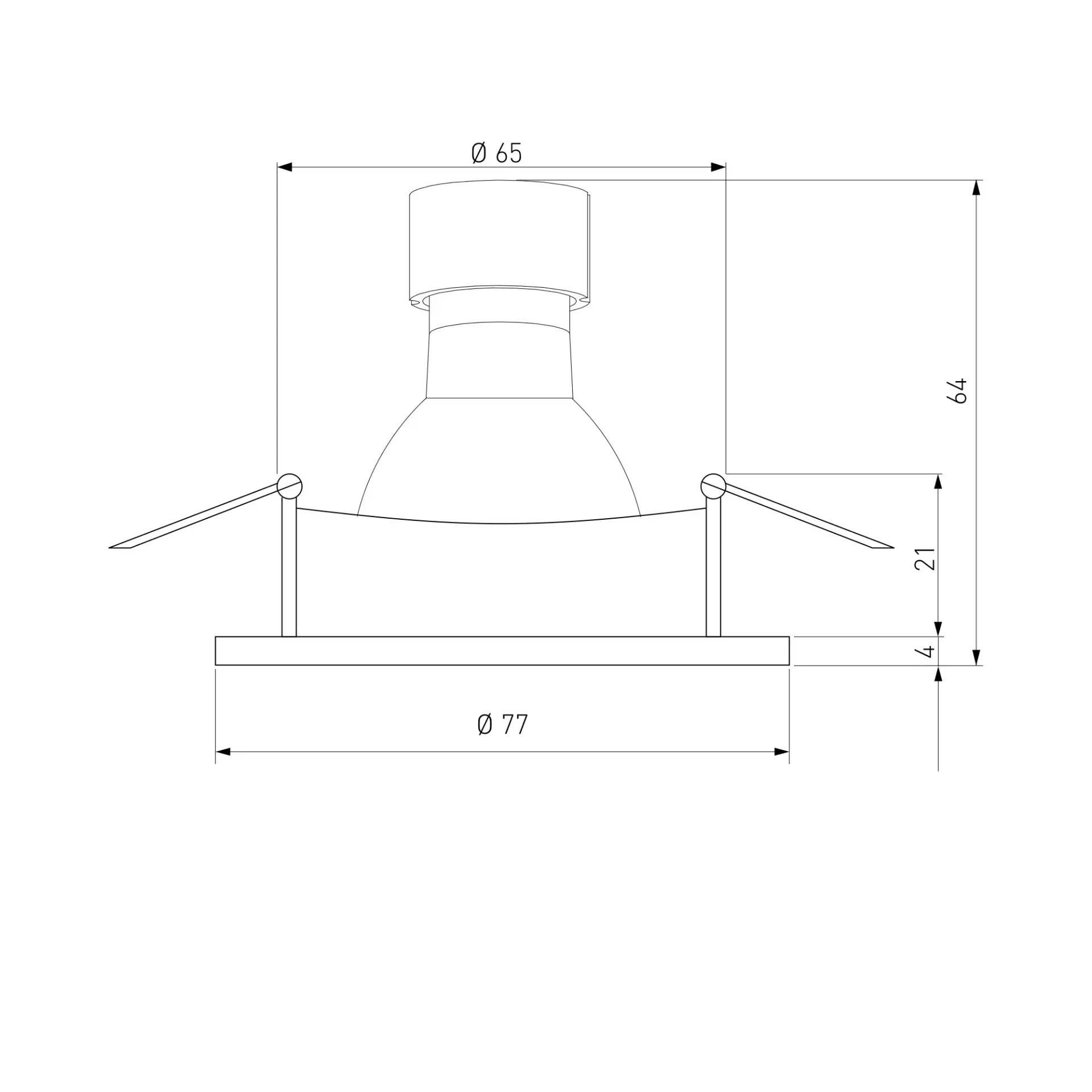 Точечный светильник Elektrostandard 110 MR16 белый/(a053331) DIAL
