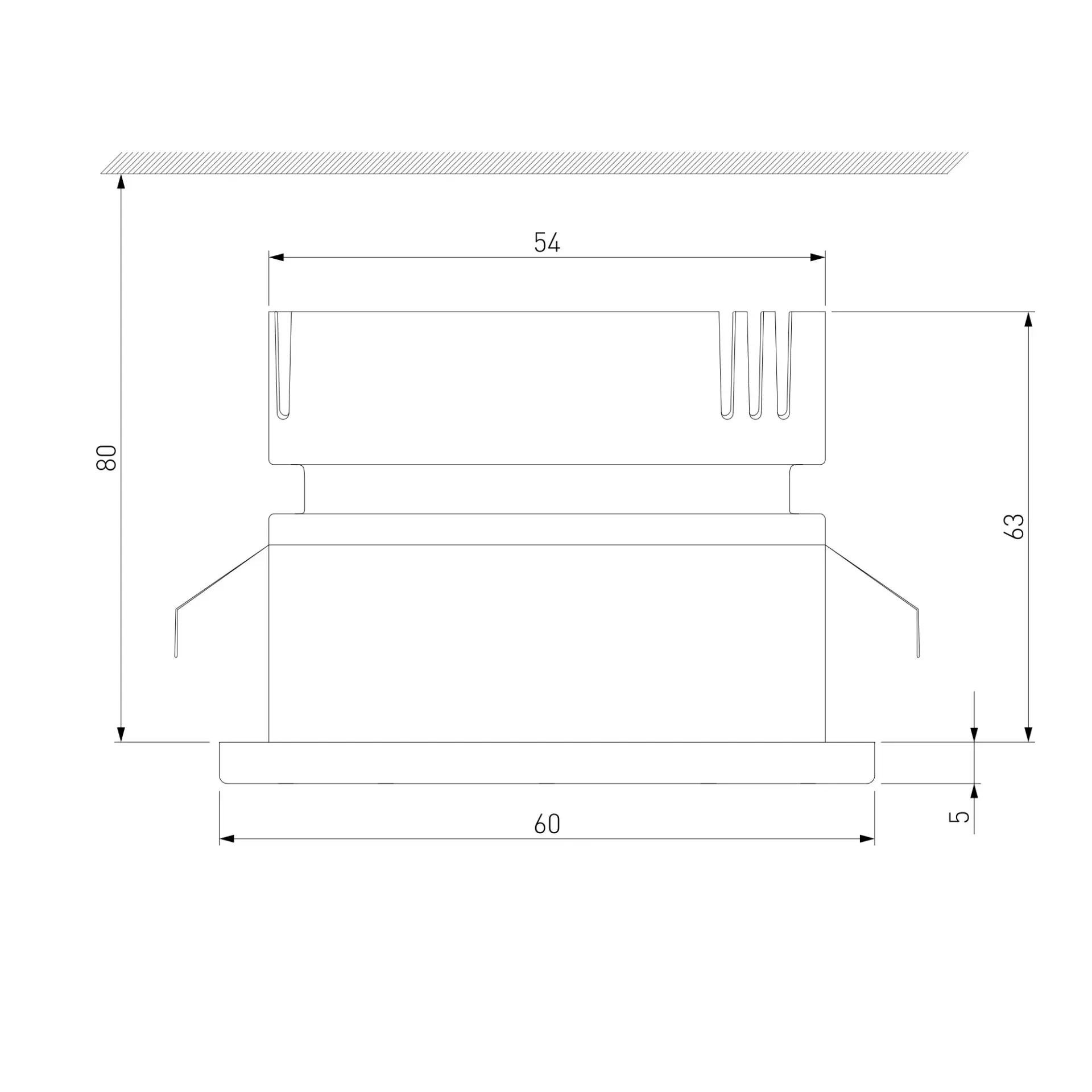 Точечный светильник Elektrostandard 25026/LED 7W 4200K BK черный/(a056781) NUTA