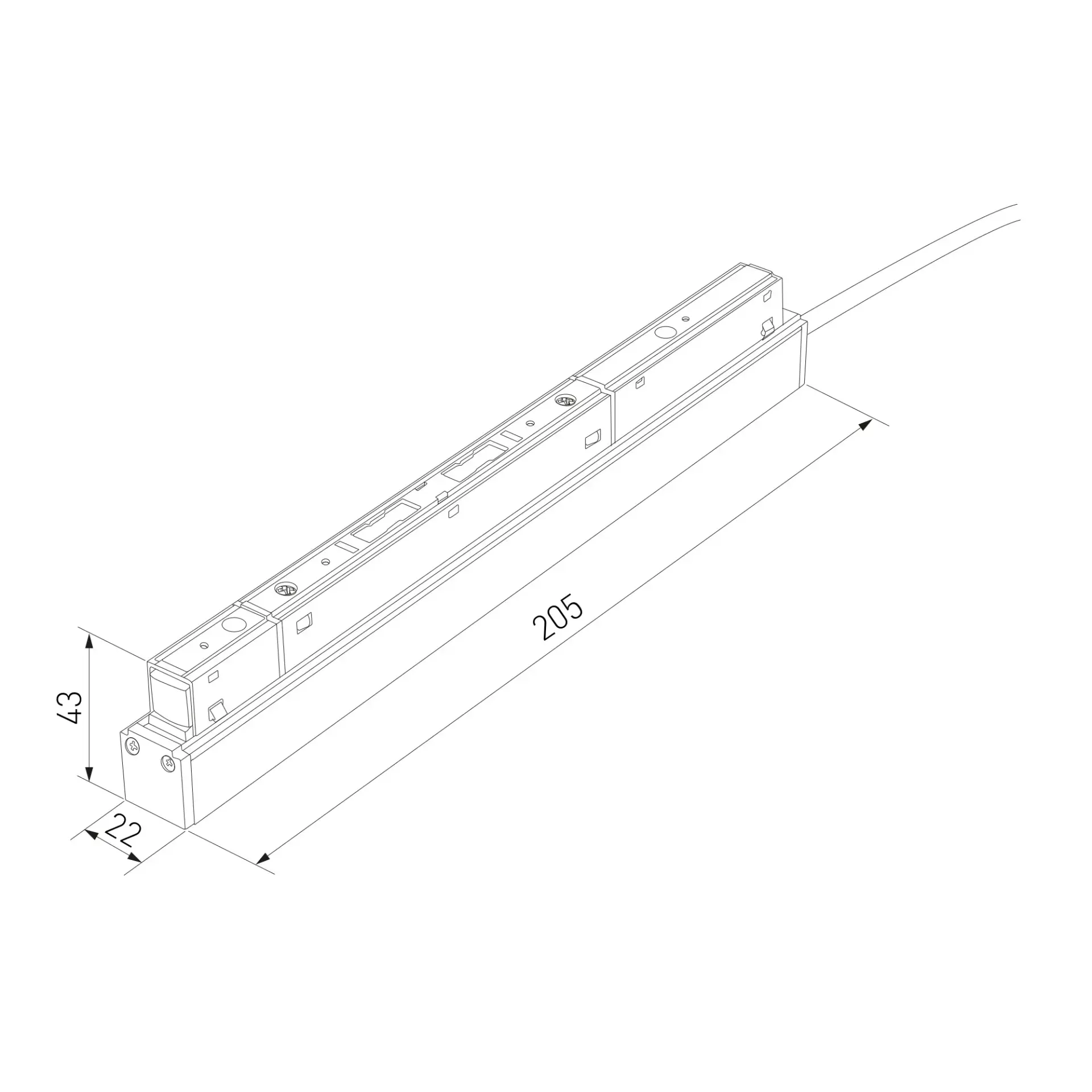 Slim Magnetic Блок питания 100W черный 95043/00