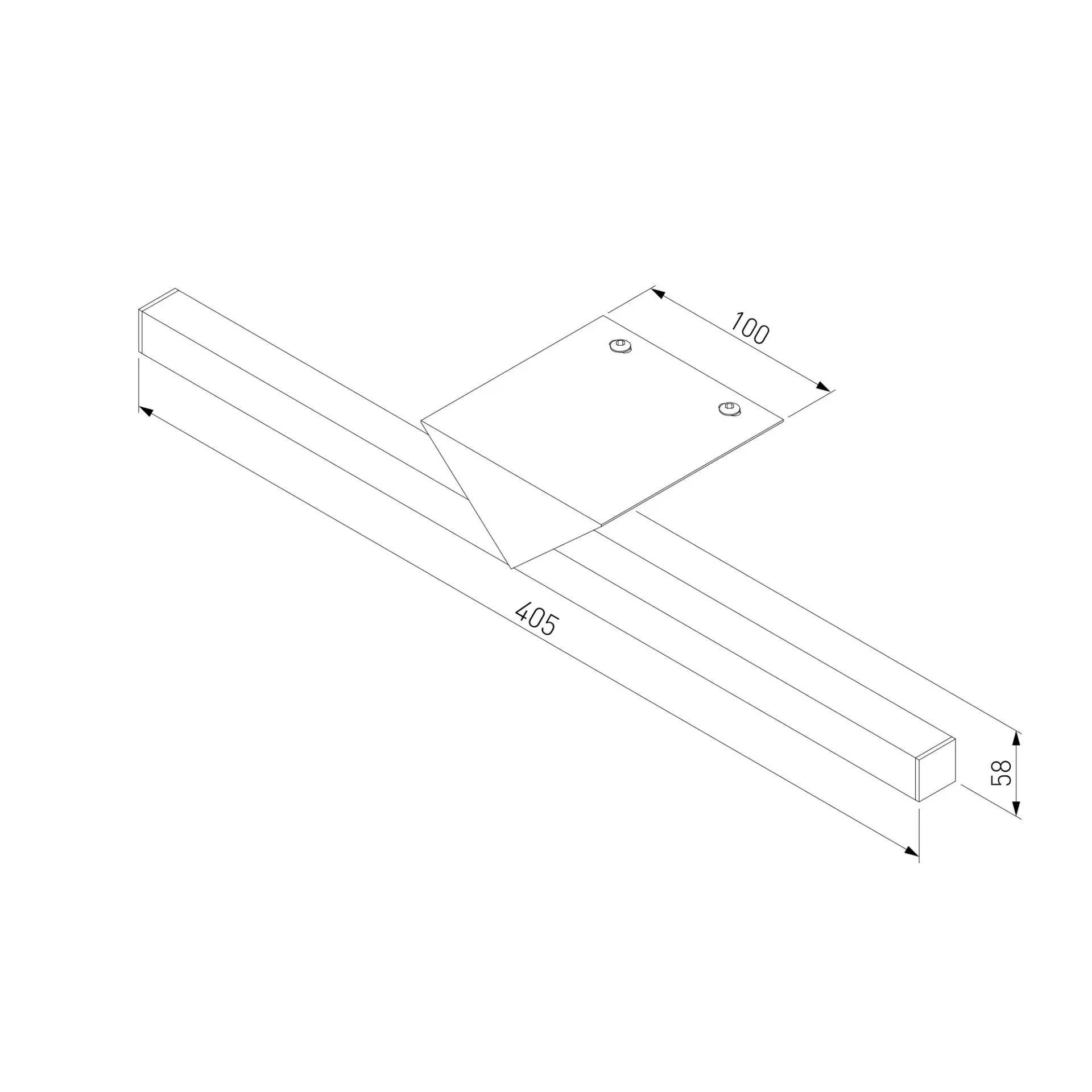 Подсветка для картин/зеркал Elektrostandard 40115/LED белый/(a058167) DELTA