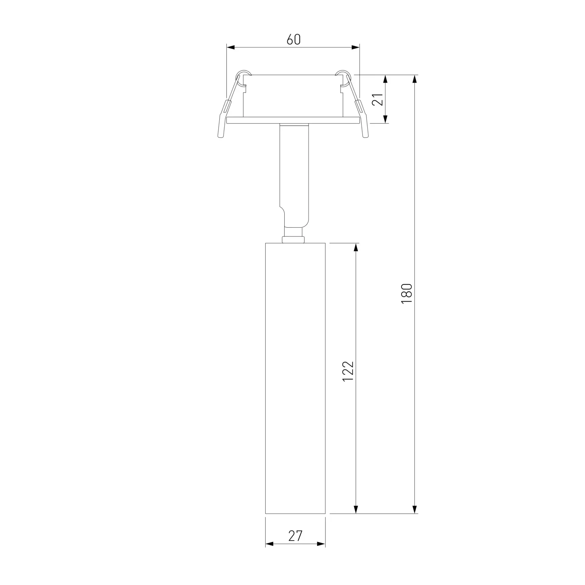 Точечный светильник Elektrostandard 25027/LED/(a058213) DIFFE — белый