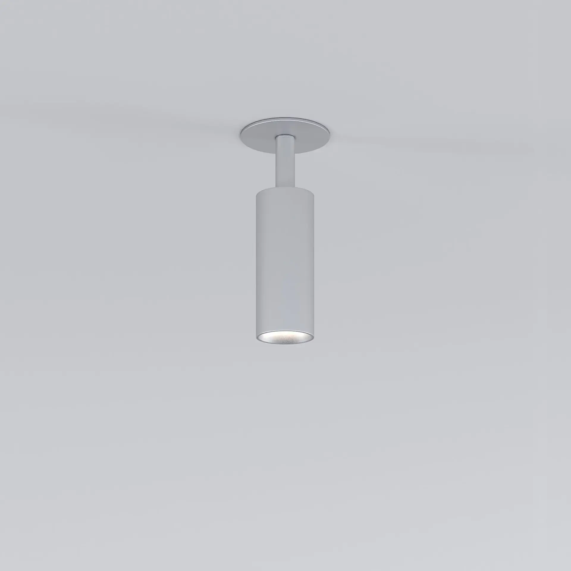 Точечный светильник Elektrostandard 25039/LED/(a058219) DIFFE — серебряный, ракурс 2